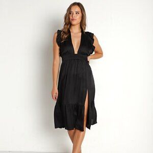Stillwater The Jessie Midi Black Dress